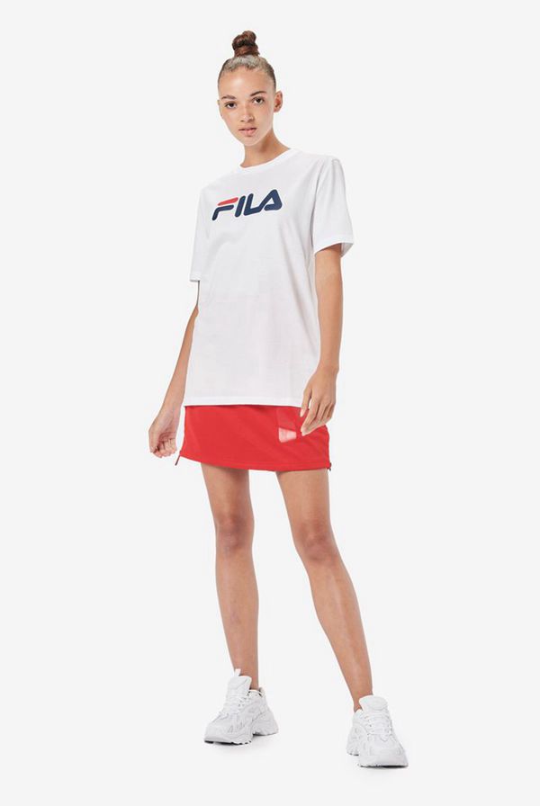 Camisetas Fila Mulher Branco - Fila Eagle Outlet Portugal,NWDK-31652